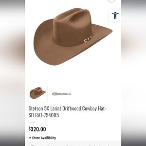 Stetson "Lariat" 5x (B5 Driftwood) Hat